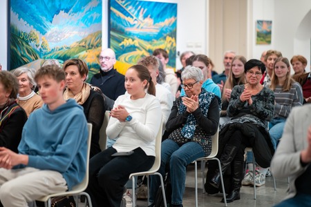 Ob slovenskem kulturnem prazniku v ravenski knjižnici (2)